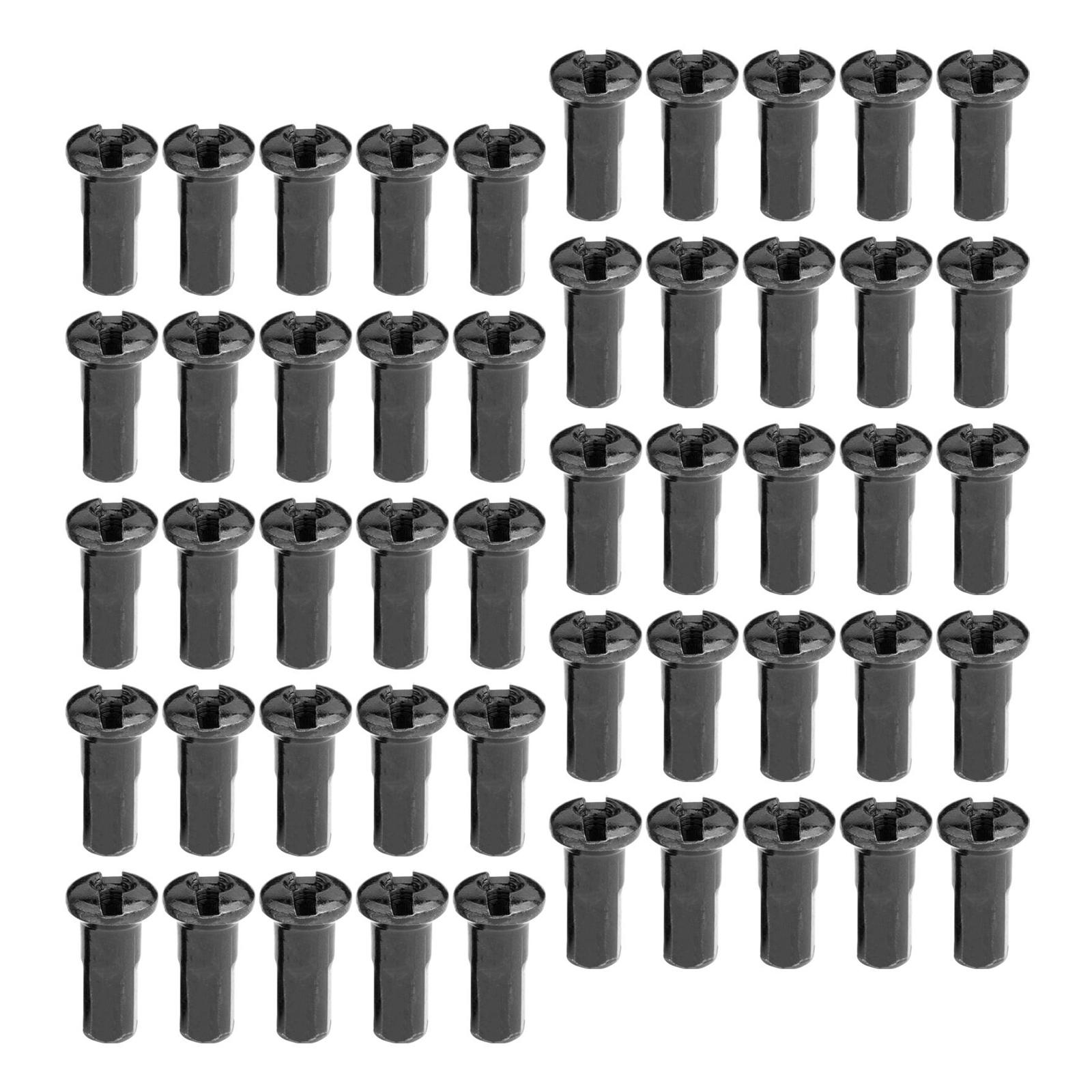 Spoke Nipple Brass - Messing-Fahrradspeichennippel-Set, langlebige Speichenschutz-Endkappen für Kinder-MTB-BMX-Fahrradteile