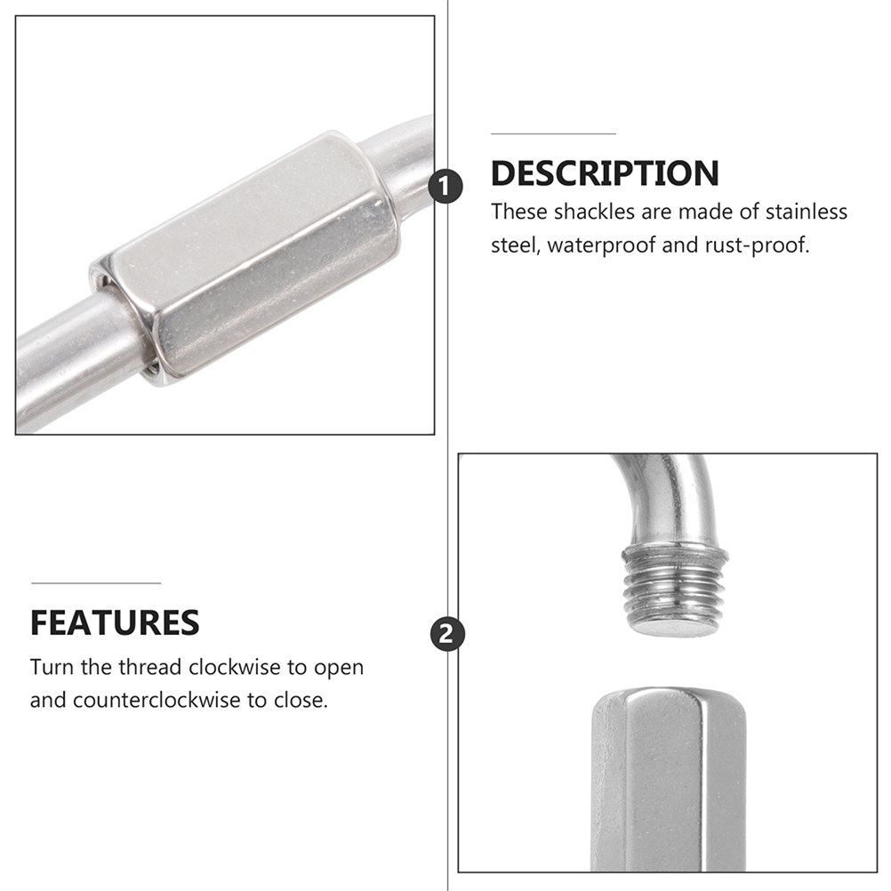 10 Stück Edelstahl-Kettenglied – Chain Quick Link Bewertung und Preis