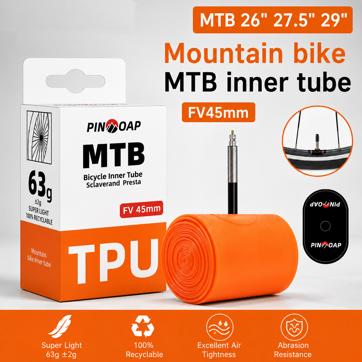 1 Stück Mountainbike-Schlauch  – Mountain Biking Tube Bewertung und Preis