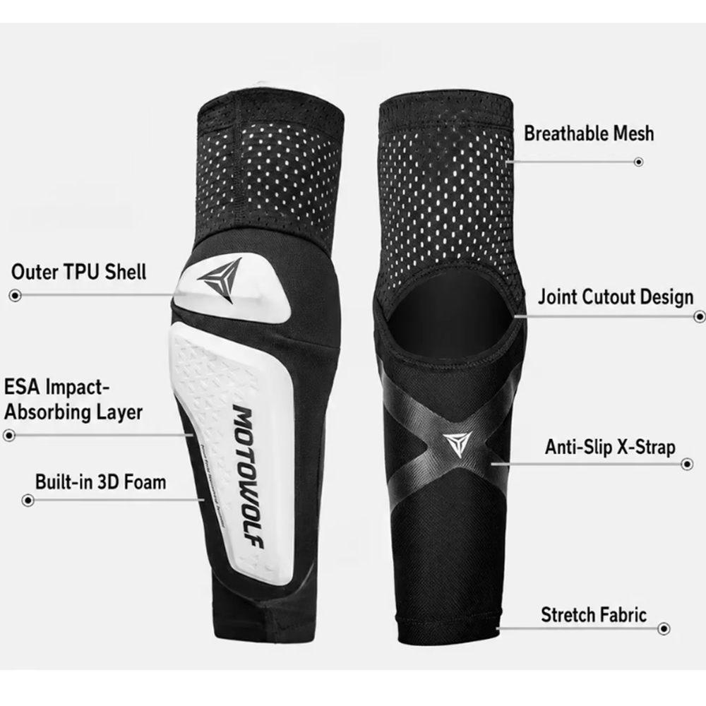 Motorrad-Ellbogenschutzpolster – Mountain Biking Elbow Pads Bewertung und Preis