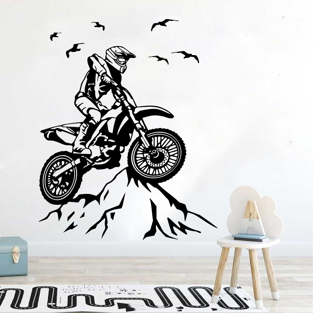 Dirt Bike Mountain Wandaufkleb – Mountain Biking Europe Bewertung und Preis